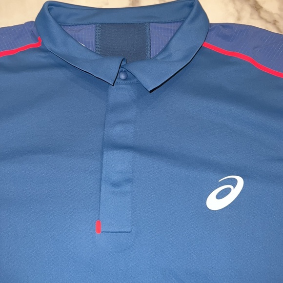 Mens Asics Tennis Polo - Picture 3 of 8